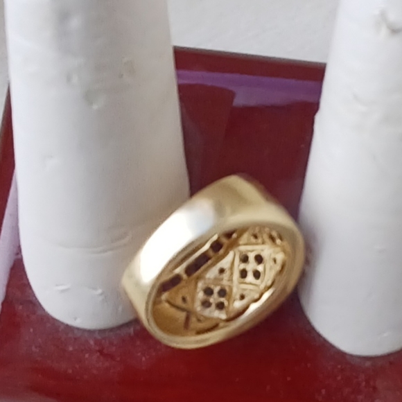 Diamond Sapphire Ruby Ring - Picture 3 of 4